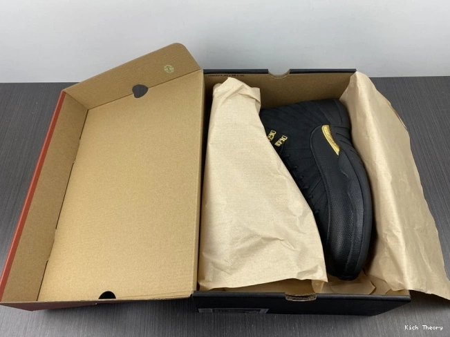 Kick Theory Taxi Jordan 12 CT8013-071 Air Black 0731
